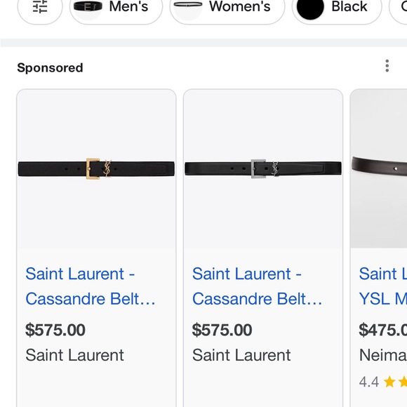 100% authentic great condition women’s YSL belt